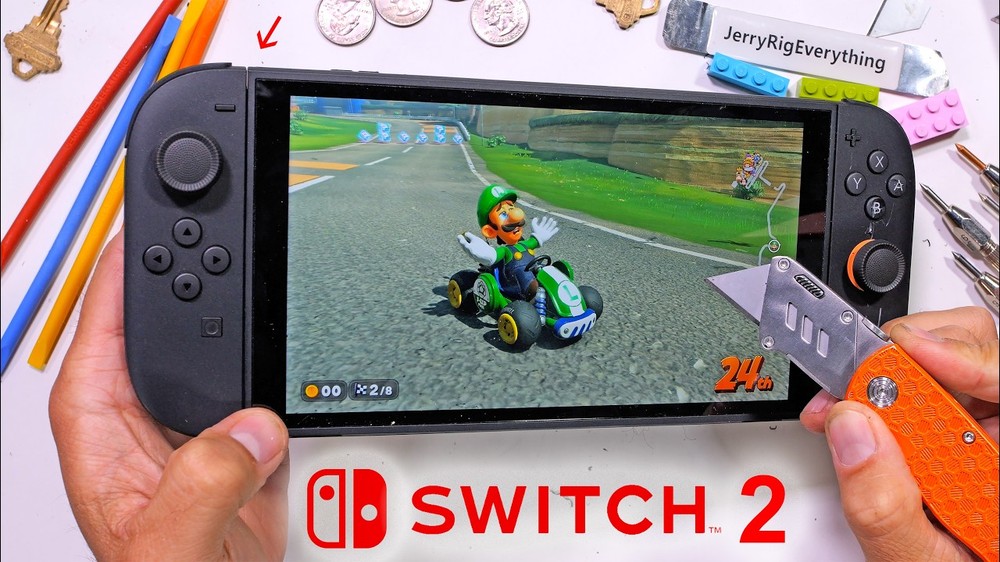 Nintendo Switch 2 暴力测试来了！ 屏幕容易刮伤、Joy-Con 大力扯掉也不会损坏 - 安软网