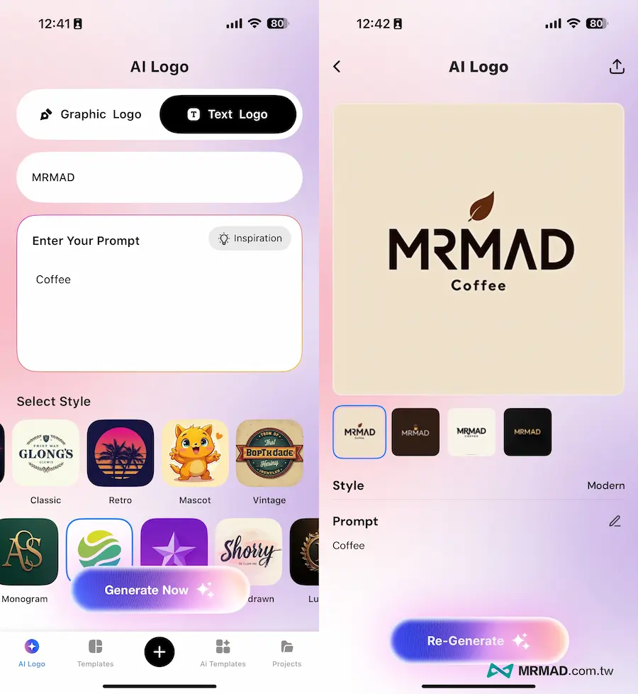 AI Logo生成海报设计APP Icon Maker 1