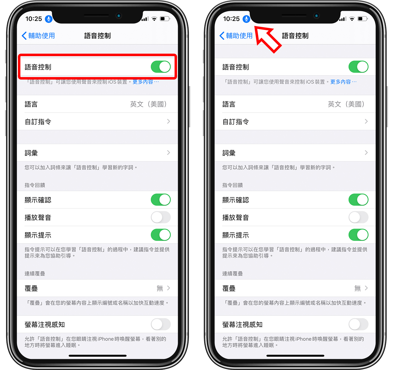 iPhone左上角的「蓝色麦克风」图示是什么？如何关闭这「语音控制」功能 第3张