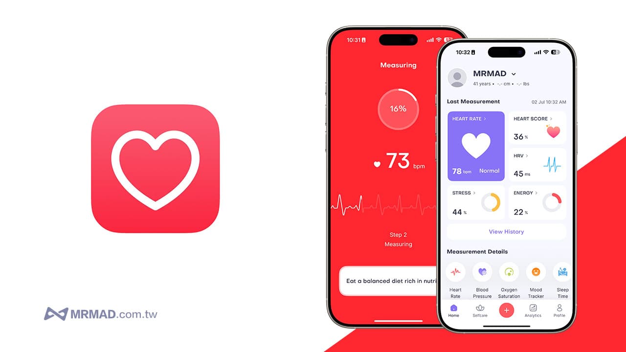iPhone测心跳APP限免领取！ 连血压与血氧健康都能纪录追踪