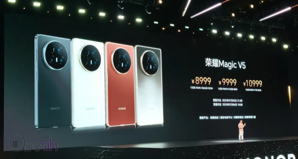 HONOR Magic V5 发布，地表最强折机诞生