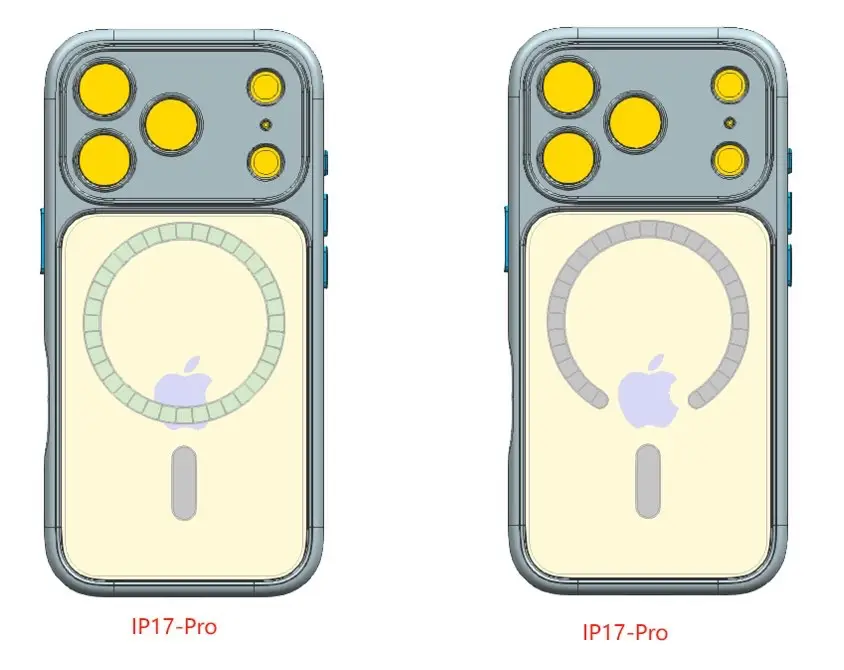 iPhone 17 Pro MagSafe 设计变更，为了可以完整 logo，MagSafe 终于「开口」
