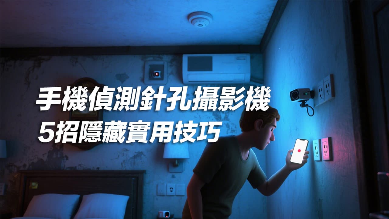 手机如何侦测针孔摄影机？ 免装针孔APP用5招找出偷拍镜头