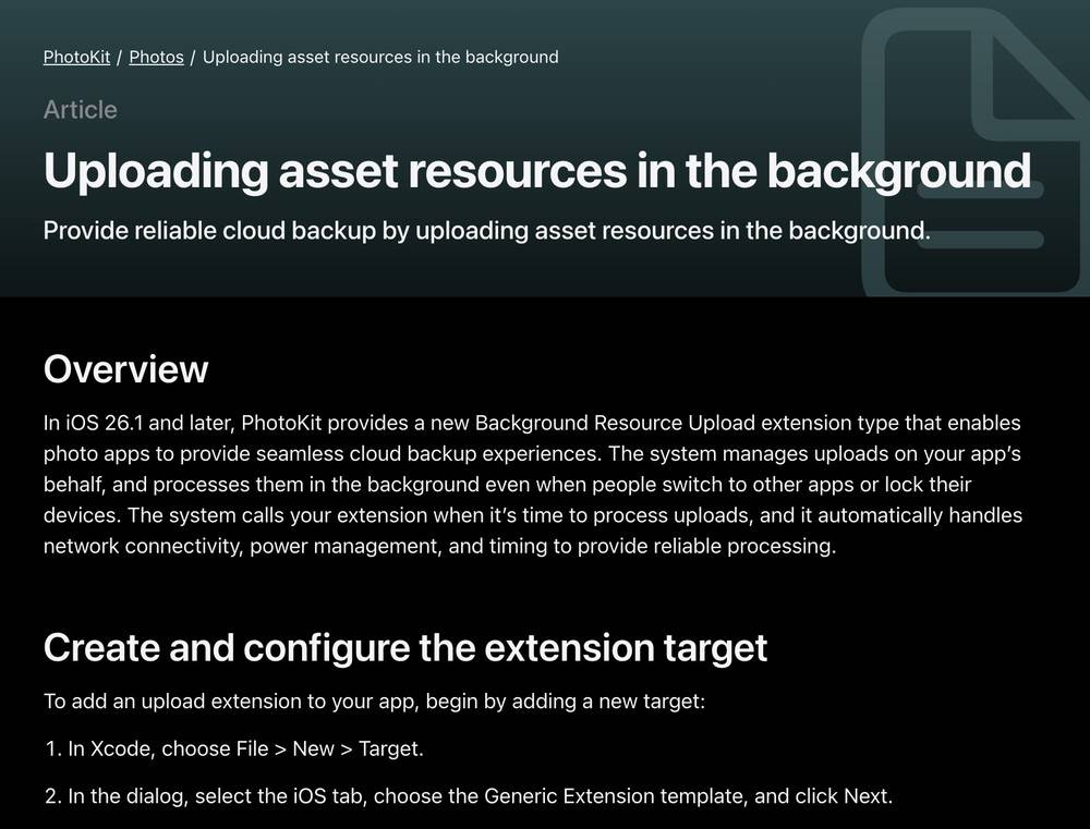 谷歌、pCloud 等云端终于也能背景自动备份照片！ iOS 26.1 被发现悄悄开放这项功能 - 