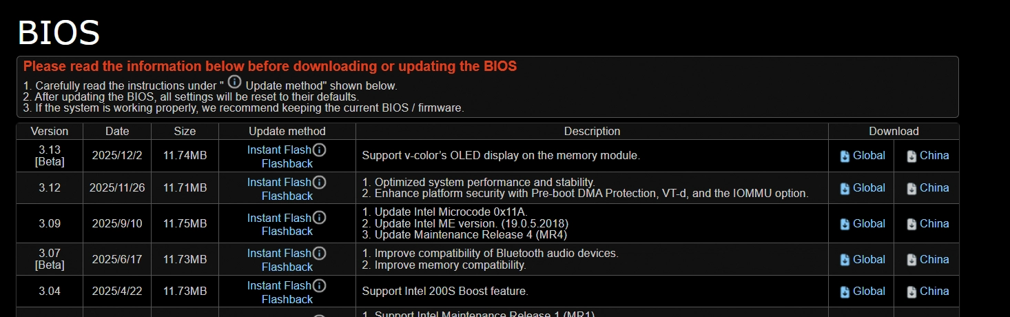 GIGABYTE 已推出支持ARROW LAKE REFRESH的最新Z890 BIOS？